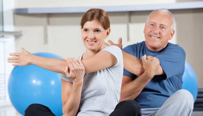 therapeutische Übungen für Arthritis und Osteoarthritis
