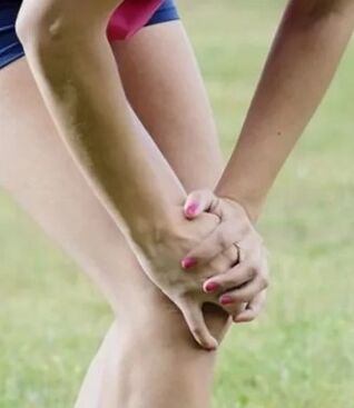 Knieschmerzen in der Osteochondrose